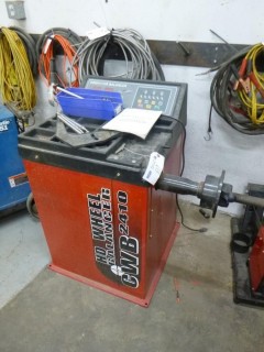 CWB 2410 110V 1/3hp HD Wheel Balancer