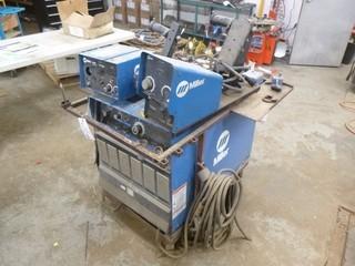 Miller Dimension 452 CC/CV DC 3-Phase Welding Power Source C/w Miller S-22A And Miller 70 Series Wire Feeders