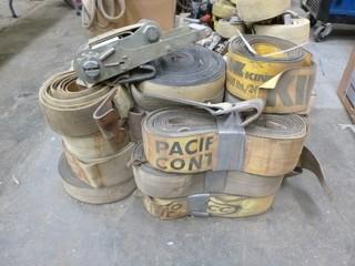 Qty Of Assorted Size Tie Down Straps