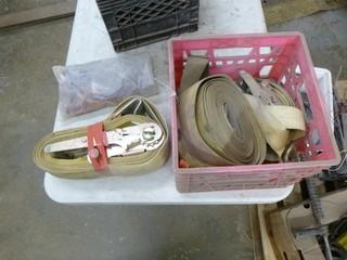 Qty Of Assorted Size Tie Down Straps
