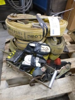 Qty Of Assorted Size Tie Down Straps