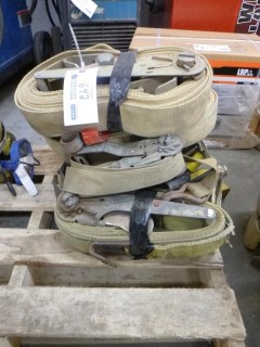 Qty Of Assorted Size Tie Down Straps
