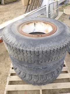 (3) 10.00-20 Tires, Inner Duels (WR4-28)