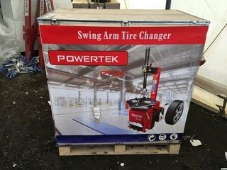 Swinging Arm Tire Changer .