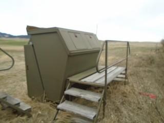 Selling Off-Site 7.5 Yard Hyd. Refuse Bin. (F) Located just north of Calaway Park For Viewing Call Jon (780)621-6499.