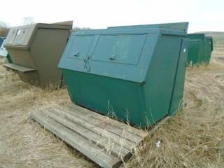 Selling Off-Site 4 Yard Hyd. Refuse Bin. (I) Located just north of Calaway Park For Viewing Call Jon (780)621-6499.