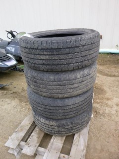 (4) Used Goodyear Fortera Tires, Size 265/50R20, 80% Wear (WR5-23)