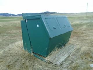 Selling Off-Site 4 Yard Hyd. Refuse Bin. (L) Located just north of Calaway Park For Viewing Call Jon (780)621-6499.