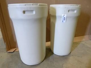 (2) Water Softener Tanks, 35" x 18" Bottom, 20 1/2" Top (NF-14)