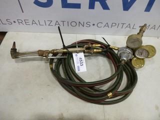 Oxy/Acetylene Torch, Regulators, 20' Hose Lines (EE 1-32)