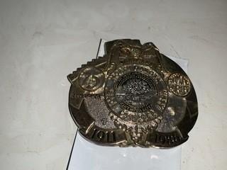 North Dakota Peace Officer 1986 Buckle.