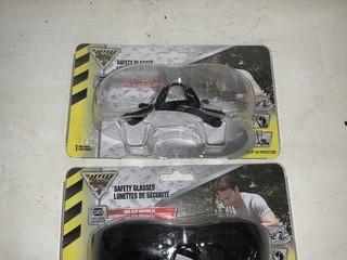 (1) Clear, (1) Shaded Safety Glasses.