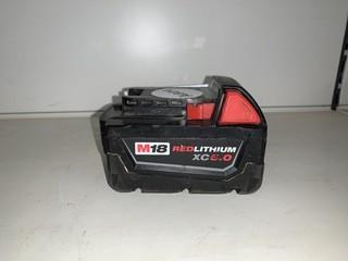 18 Volt Milwaukee Battery XC 5.