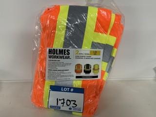 (2) L Long Sleeve Hi Vis Shirts.
