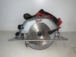 18 Volt Milwaukee 6.5" Circular Saw, No Battery.