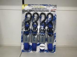 1' - 12'-1300LB Soft Grip Ratchet Straps.