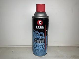 New White Lithium Grease, 3 In 1 Can.