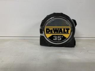 Dewalt 35' Tape Measure.
