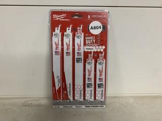 Milwaukee Sawsall Blades Set.