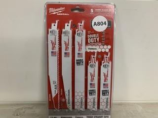 Milwaukee Sawsall Blades Set.