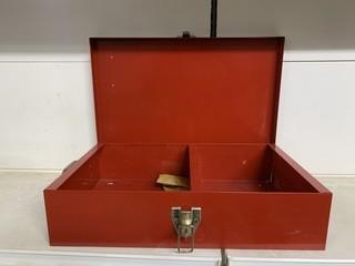 Empty Craftsman Hanging Tool Box.
