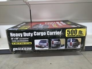 Heavy Duty Cargo Carrier, 500 LB Max, 20" X 60" X 19" Deep.
