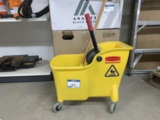 Mop And Bucket.