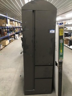 Metal Grey Filing Cabinet/Locker, 30 " X 24" X 75".