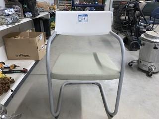 White/Green Office Chair.