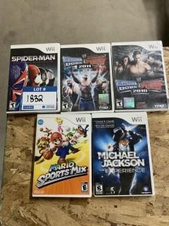 (5) WII Games.
