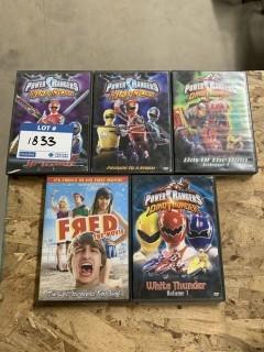 (5) Power Rangers Movies.