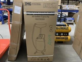 TMG Upright Oil Lift Drain, 20 Gallon Capacity.