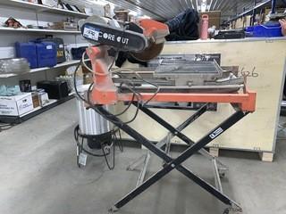Used Core Cut Wet Saw, 2HP, Gainfon Single Phase Motor.