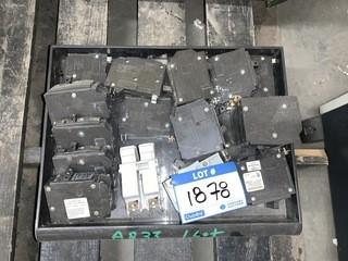 Assorted Circuit Breakers.