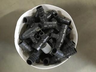 Box Of 1/2" Pro Pex 3 Way Fittings.