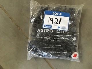 100 Astro Clips, 1/2".