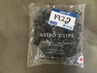 100 Astro Clips, 1/2".