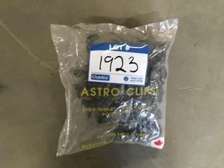 100 Astro Clips, 3/4".