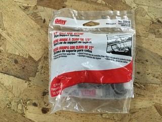 12 Pack Oatey 1/2" Half Nail Clamp.