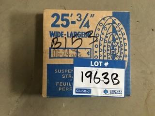26 Ft, 3/4" 24 Gauge, Wide All Round Strapping.
