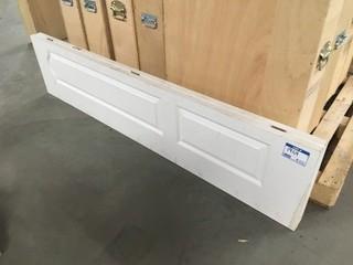 White Door, 78.5", 18" Each Half.