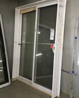 White Trim Window/Door/Screen, (Inner Trim Dim.) 8" D, 59 3/4" W, 6 Ft T.