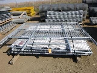 (5) Gate Panels x 6' Hight , No Barb Wire Approx. 3' Openings, (5) Gate Panels x 7' Hight , No Barb Wire Approx. 3' Openings (NF-2)