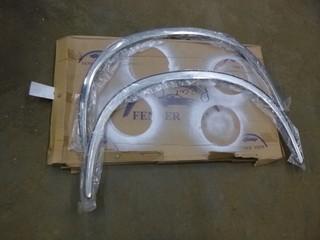 Rear Chrome Fender Trim To Fit Ford F-250 And F-350