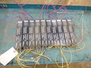 Qty Of (10) Sylvania 2-Lamp Programmed Start T5 Electronic Ballasts
