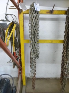 (2) Approx. 20ft Chains w/ Hooks