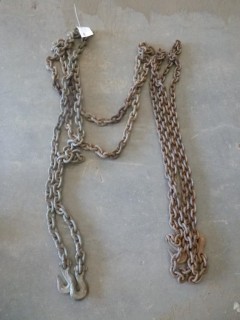 (1) Approx. 9ft And (1) Approx. 20ft Chains w/ Hooks