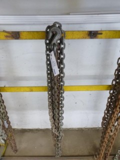(2) Approx. 16ft Chains w/ Hooks