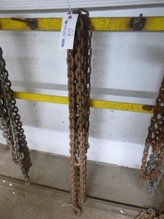 (1) Approx. 9ft And (1) Approx. 16ft Chains w/ Hooks