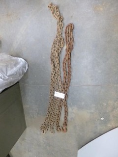 (1) Approx. 9ft And (1) Approx. 16ft Chains w/ Hooks